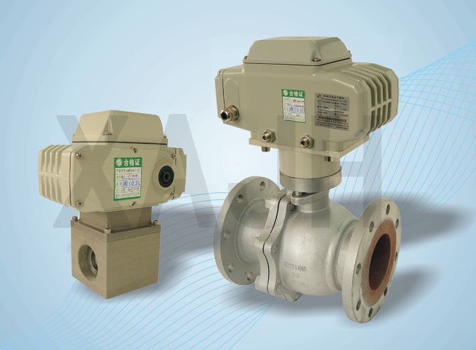 Two-position two-way double-acting self-retaining ball valve, model ZBF22QS / Jianghe