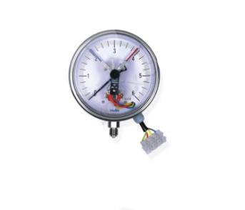 Đồng hồ đo áp suất kiểu lò xo có công tắc điện - Radix/ Ấn Độ
