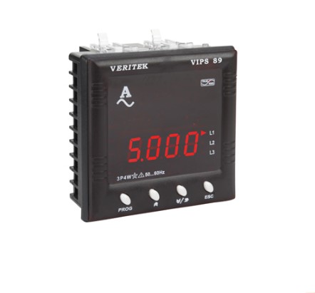 Đồng hồ đo dòng điện 3 pha-vips-89 - Veritek/ Ấn độ